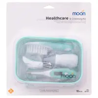 ست بهداشتی 10 تکه رنگ سبز Moon