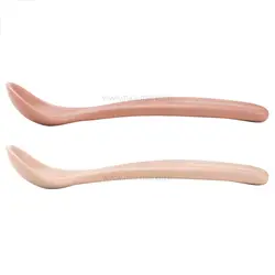 قاشق دو عددی رنگ صورتی گلبهی +6 ماه سواوینکس Suvainex