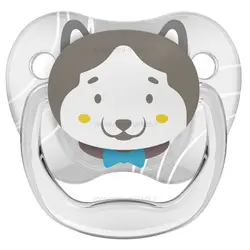 پستانک طرح گرگ رنگ طوسی 6-18 ماه دکتر براونز Drbrown (فاقد جعبه)