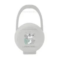 قاب پستانک طرح گورخر رنگ طوسی کیکابو Kikkaboo