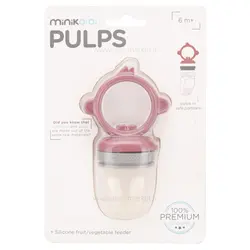 پستانک میوه خوری رنگ زرشکی مینیک اوی اوی Minik Oioi