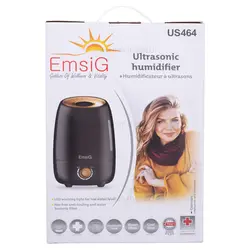 دستگاه بخور سرد التراسونیک 4.8 لیتر مدل Us464 رنگ مشکی امسیگ Emsig