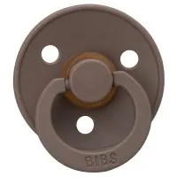 پستانک تکی لاتکس سایز 6 -18 ماه رنگ قهوه ای فاقد جعبه  بیبز Bibs