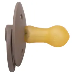 پستانک تکی لاتکس سایز 6 -18 ماه رنگ قهوه ای فاقد جعبه  بیبز Bibs