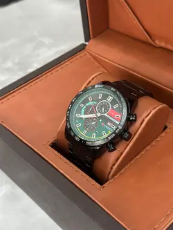 ساعت مردانه کرنوگراف  اورجینال کورن مشکی مات