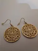 گوشواره آویز طرح دار کد ۱۱۴