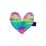 گیره انبری پولکی طرح قلب در 5 رنگ مختلف