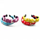 تل پارچه ای گره ای طرح بابونه