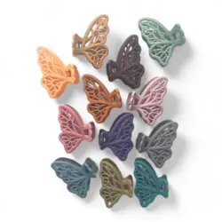 کلیپس شمعی پروانه ای خط دار