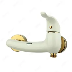 ست شیرآلات راسان مدل اکتاو شیری طلایی