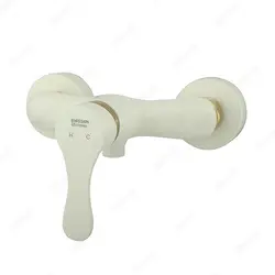 ست شیرآلات راسان مدل صدف شیری طلایی