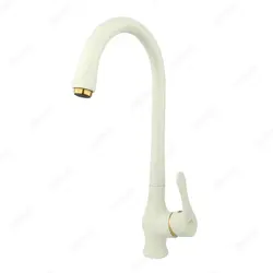 ست شیرآلات راسان مدل صدف شیری طلایی