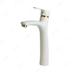 ست شیرآلات راسان مدل صدف شیری طلایی