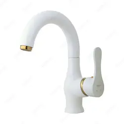 ست شیرآلات راسان مدل صدف شیری طلایی