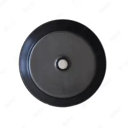 سنگ روشویی روسنگی مروارید مدل دلتا 36 مشکی براق