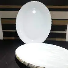 دیس برنج خوری ارکوپال لب طلا ساده212دیلایت - فروشگاه کریستال فروزان | Forozan Crystal