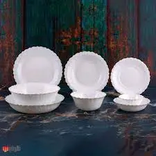 کاسه ابگوشت خوری ارکوپال لب طلا ساده212دیلایت - فروشگاه کریستال فروزان | Forozan Crystal