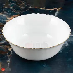 کاسه ترشی خوری ارکوپال لب طلا ساده212دیلایت - فروشگاه کریستال فروزان | Forozan Crystal