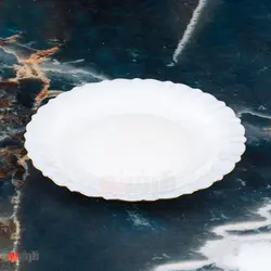 بشقاب پیش دستی(میوه خوری) ارکوپال لب طلا ساده212دیلایت - فروشگاه کریستال فروزان | Forozan Crystal