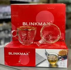 فنجان چری لب طلا خارجی بلینک مکس - فروشگاه کریستال فروزان | Forozan Crystal