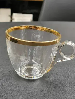 فنجان چری لب طلا خارجی بلینک مکس - فروشگاه کریستال فروزان | Forozan Crystal