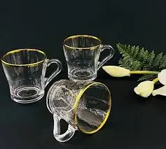 فنجان کروم لب طلا خارجی بلینک مکس - فروشگاه کریستال فروزان | Forozan Crystal