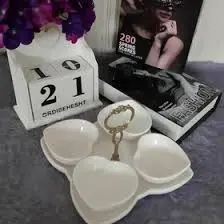 ارده خوری3قلب دسته چوب - فروشگاه کریستال فروزان | Forozan Crystal