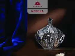 شیرینی خوری پایدار قاب پایدار مودنا ساکورا - فروشگاه کریستال فروزان | Forozan Crystal
