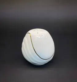 نمک پاش چینی پیچ طلا - فروشگاه کریستال فروزان | Forozan Crystal