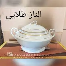 سوپ خوری النازطلایی چینی مقصود - فروشگاه کریستال فروزان | Forozan Crystal