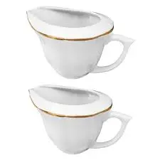 سس خوری نیلوفری لب طلا چینی مقصود - فروشگاه کریستال فروزان | Forozan Crystal