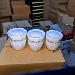 نمک پاش نیلوفری مارگاریتا چینی مقصود - فروشگاه کریستال فروزان | Forozan Crystal