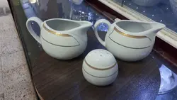 نمک پاش الناز طلایی چینی مقصود درجه یک - فروشگاه کریستال فروزان | Forozan Crystal