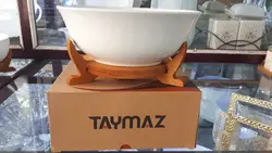 کاسه گرد ساده تایماز زیر چوب میوه (پلی وود روس)گز اجیل خورشت سالاد خوری - فروشگاه کریستال فروزان | Forozan Crystal