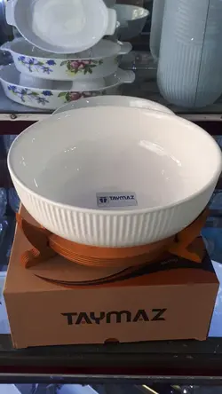 کاسه گرد209تایماز شیاردار زیرچوب(پلی وود روس)میوه گز اجیل خورشت سالاد خوری - فروشگاه کریستال فروزان | Forozan Crystal