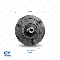 بلوور کولرگازی طول 101*870 mm شفت بیرون 3 سانتی متر | فروشگاه اینترنتی کول یدک
