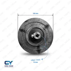 بلوور کولرگازی طول 105*660 mm شفت بیرون 1 سانتی متر | فروشگاه اینترنتی کول یدک