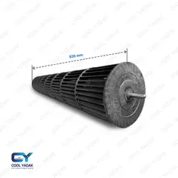بلوور کولرگازی طول 107*830 شفت بیرونی 1 سانتی متر | فروشگاه اینترنتی کول یدک