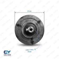 بلوور کولرگازی طول 81*660 mm شفت بیرون 1 سانتی متر | فروشگاه اینترنتی کول یدک