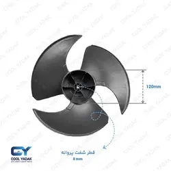 پروانه فن کولرگازی الجی 360 چپگرد | فروشگاه اینترنتی کول یدک