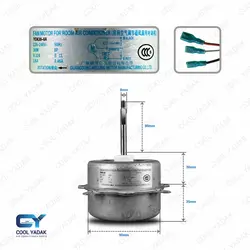 موتور فن بیرونی کولرگازی 30 وات راست گرد YDK30_6 | فروشگاه اینترنتی کول یدک