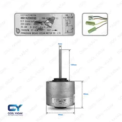 موتور فن پنل داخلی کولرگازی 35 وات الجی 4881A20003D | فروشگاه اینترنتی کول یدک