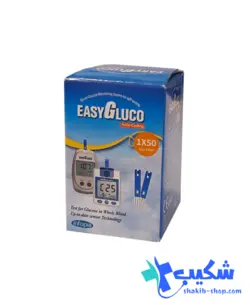 نوار تست قند خون اینفوپیا مدل ایزی گلوکو بسته 50 عددی - فروشگاه تجهیزات پزشکی شکیب