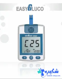 تست قند خون ایزی گلوکو EasyGluco - به همراه 50 عدد نوار تست - فروشگاه تجهیزات پزشکی شکیب