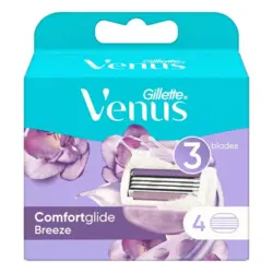 یدک تیغ اصلاح زنانه ژیلت مدل Venus Comfort Glide Breeze - لوشه فروشگاه لوازم آرایشی