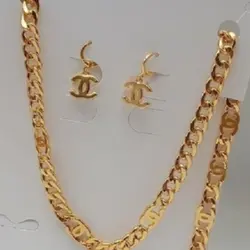 سرویس ست گوچی طرح طلا کد S001