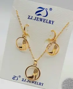 نیم ست طرح طلا کد N007