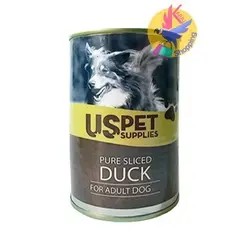 کنسرو سگ یو اس پت با طعم گوشت اردک(اسلایس شده)