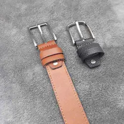 کمربند مردانه چرم بارثاوا مدل 3101