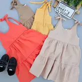 پیراهن شیک تابستانه  دخترونه از 3 تا 9 سال